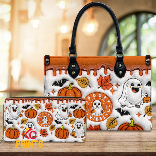 Combo Women Leather Handbag And Long Wallet - HWFD2
