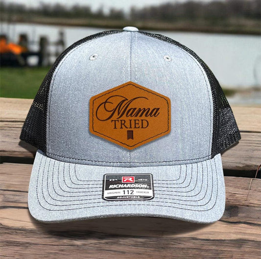 Mama Tried Trucker Leather Patch Hat – Richardson Hats